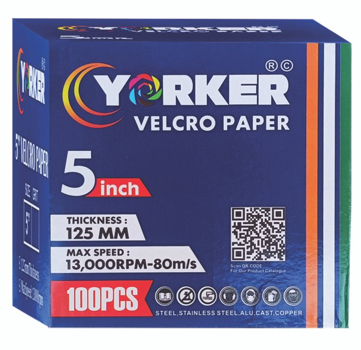 Velcro Sandpaper Blue Colour