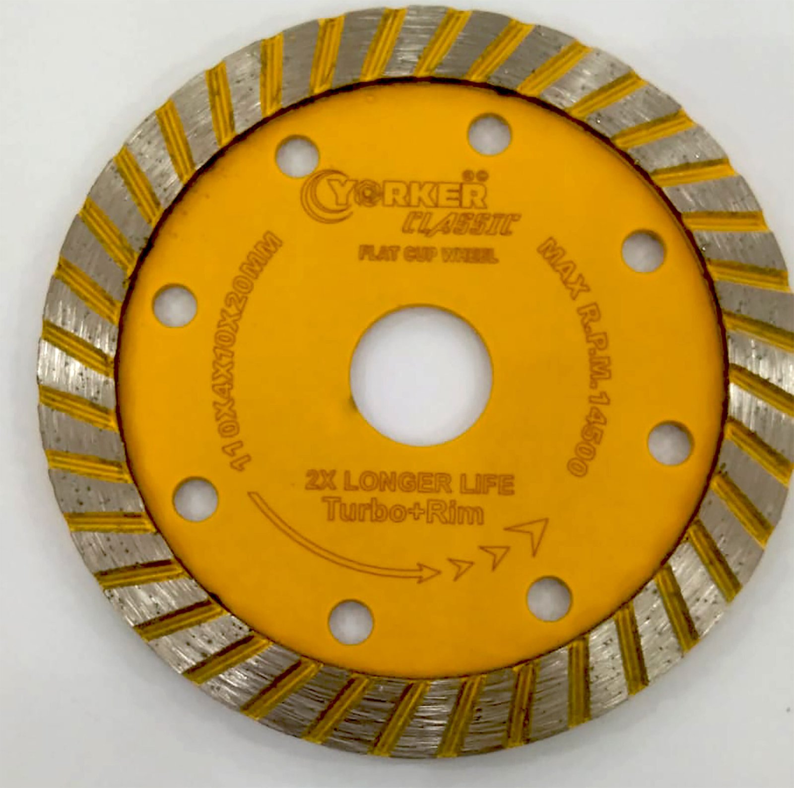 Marble Blade Yorker Classic Yellow Guarantee for cut 250 feet Granite - Image 4