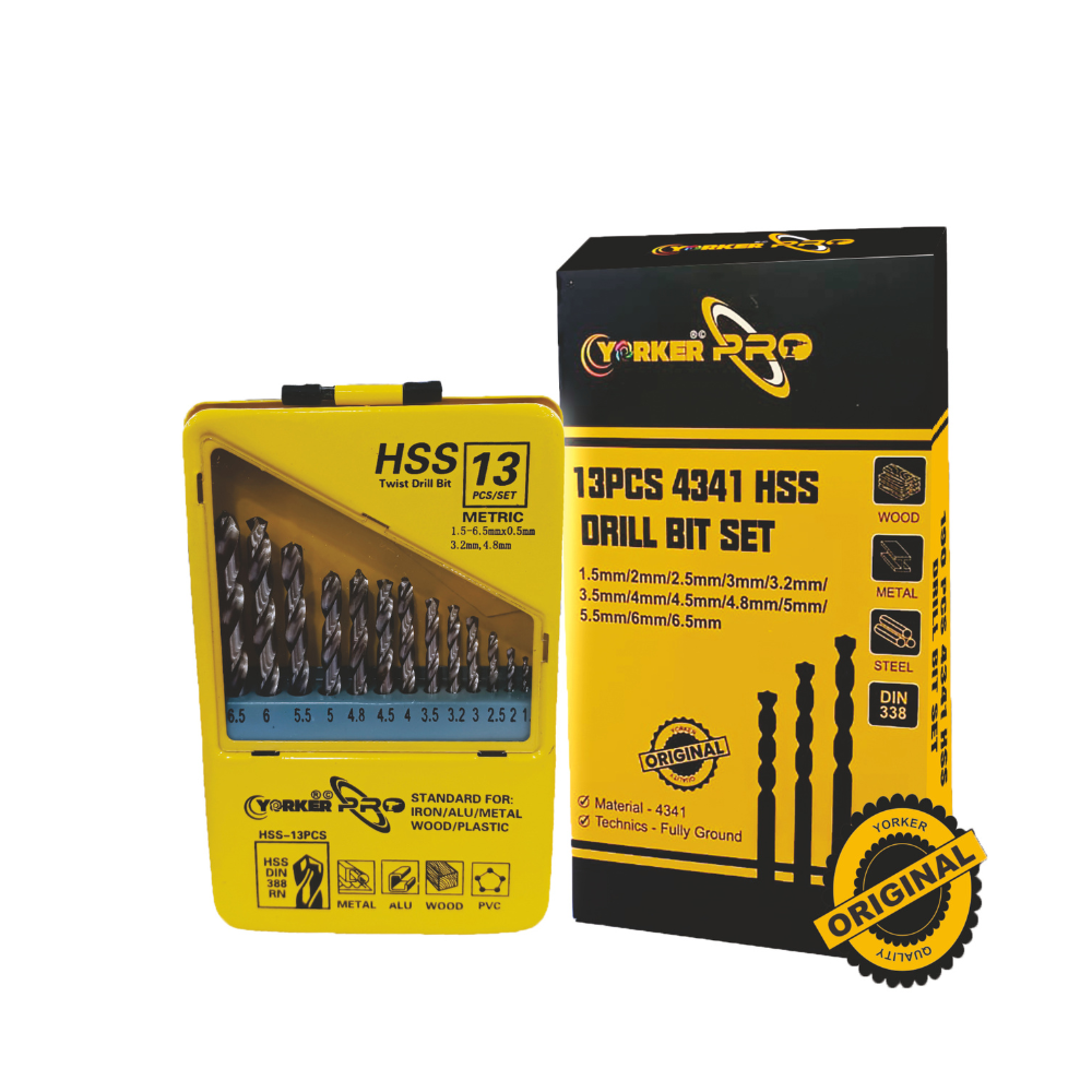 Professional HSS Drill Bits Stub Series 4341