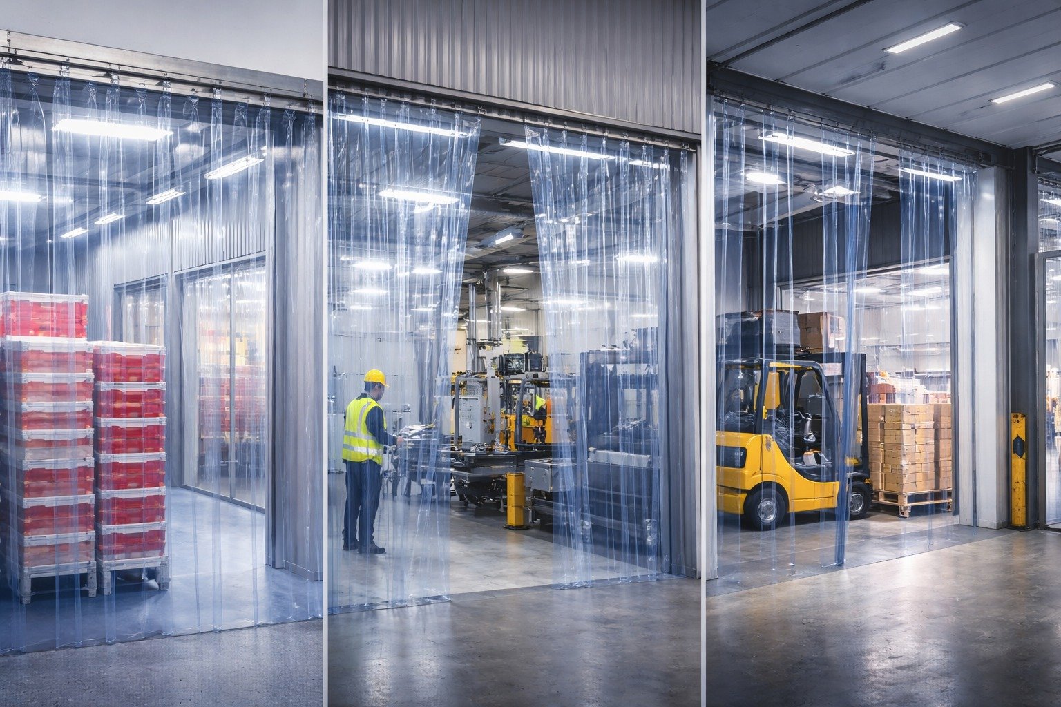 PVC Strip Curtain for Cold Storage and Factory